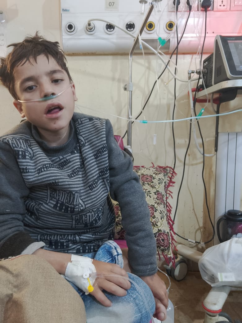 Ijlal receiving treatment